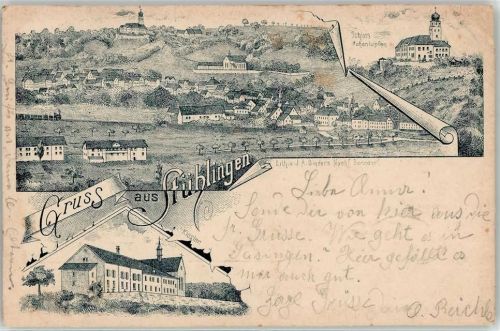 Stühlingen 1900 Kloster Schloss Hohenlupfen