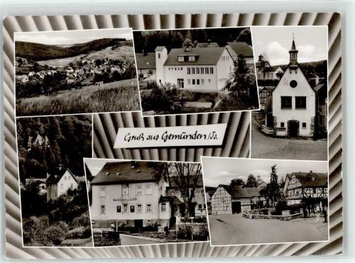 61276 W6395 Gemünden , Kr Usingen, Taunus - Gasthaus zur Linde