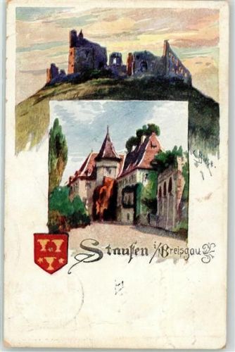 79219 W7813 Staufen , Breisgau - 1914 Burgruine