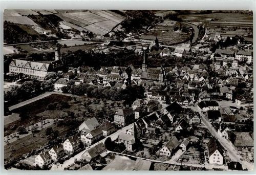 Weikersheim Fliegeraufnahme Kirche Schloss