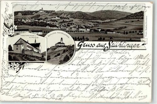 79780 W7894 Stühlingen - 1902 Klosterkirche Kurhaus Schloss