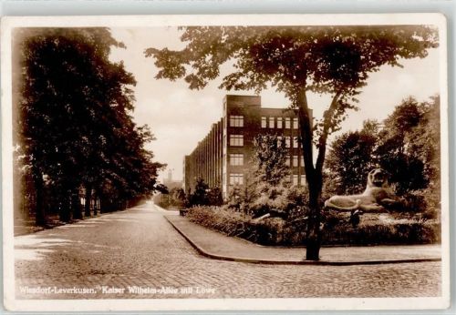 Wiesdorf Kaiser Wilhelm Allee Löwe
