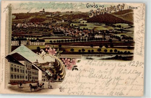 79780 W7894 Stühlingen - 1902 Hotel zum goldenen Hirsch