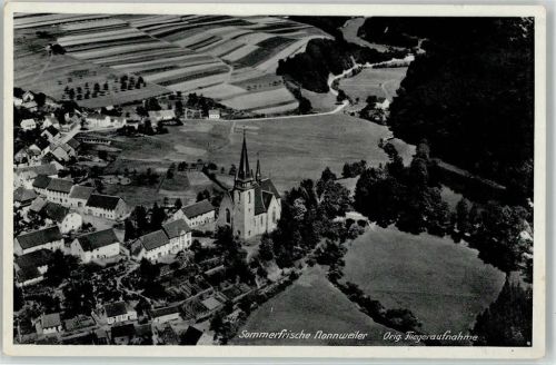 Nonnweiler Fliegeraufnahme Kirche