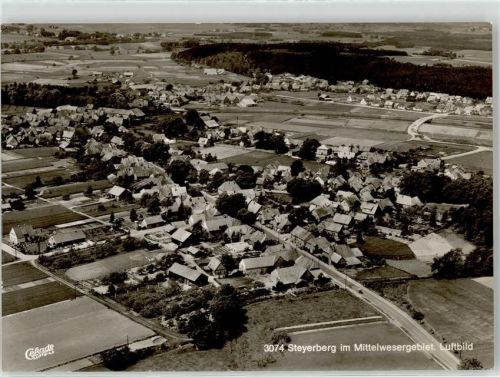 31595 W3074 Steyerberg - Fliegeraufnahme