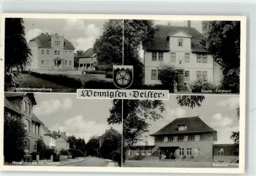 Wennigsen Gemeindeverwaltung Kloster Forstamt Postamt Bahnhof