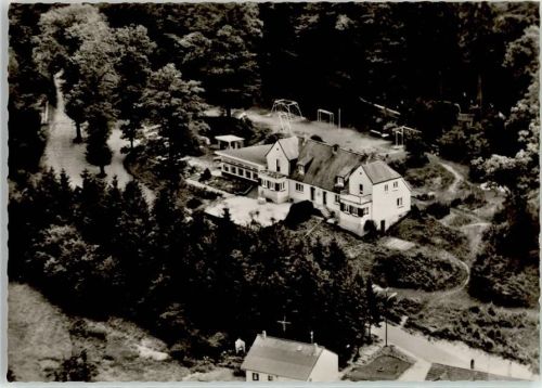 66793 W6632 Labach , Saar - Gasthaus Zum Märchenhain Fliegeraufnahme
