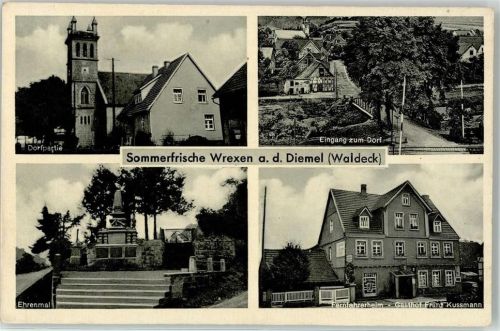 Wrexen Denkmal Gasthaus Franz Kussmann