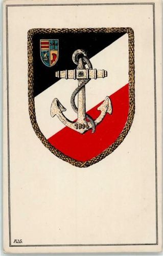 26931 W2887 Elsfleth - Erinnerung an den Besuch 10. Minensuch Halbflottille 1918