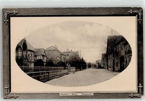 77743 W7607 Altenheim , Baden Passepartout Hauptstrasse