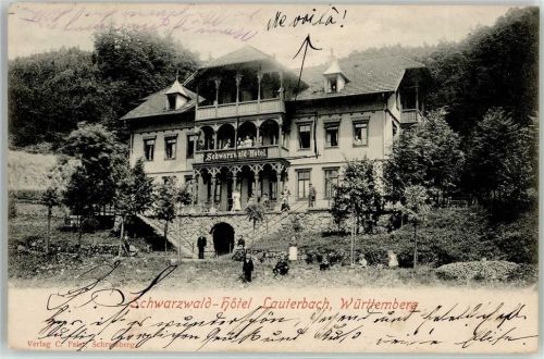 78730 W7233 Lauterbach , Schwarzw 1903 - Schwarzwald Hotel