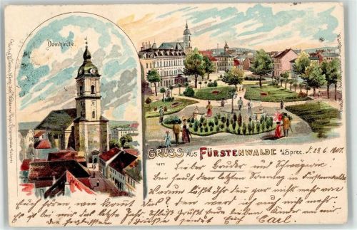Fürstenwalde 1901 Domkirche
