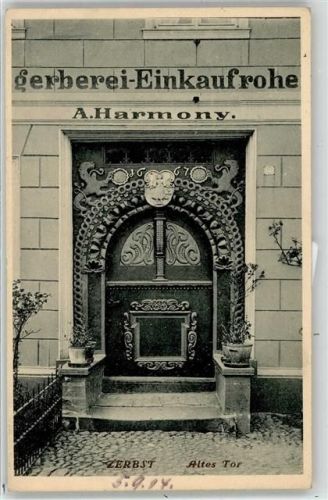 39261 O3400 Zerbst 1914 - Altes Tor