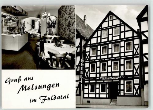 34212 W3508 Melsungen - Gasthaus zum Löwen Inhaber Heinrich Stöhr