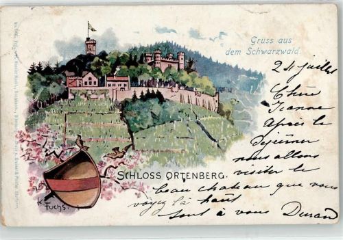 77799 W7601 Ortenberg , Baden - 1898 Schloss Ortenberg
