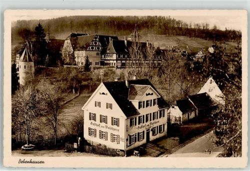 72070 W7400 Bebenhausen , Württ - Gasthaus zum Waldhorn