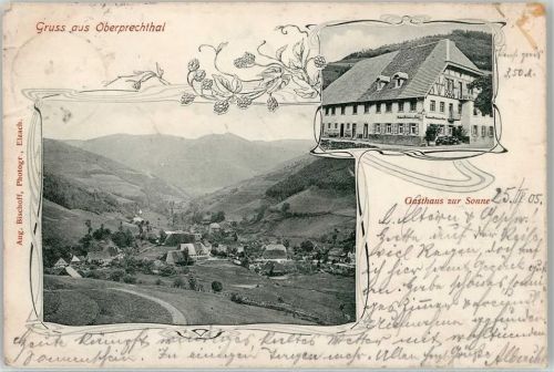 Oberprechtal 1905 Gasthaus zur Sonne