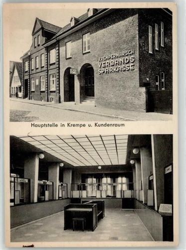 25361 W2204 Krempe , Holst - Krempermarsch Sparkasse Hauptstelle Kundenraum