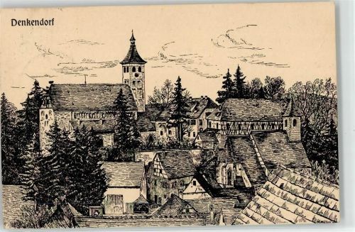 Denkendorf Kirche sign.H.Müller