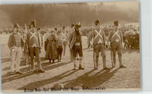 Altusried Uniform Andreas Hofer Spiel Gefangennahme 1911