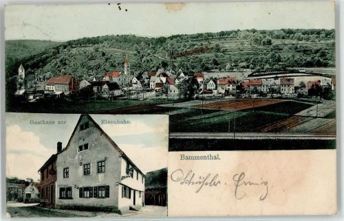 69245 W6919 Bammental - Gasthaus zur Eisenbahn