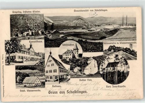 Schelklingen Konradihaus Schlösschen Schlossruine Herz Jesu-Kapelle Rathaus Urspring