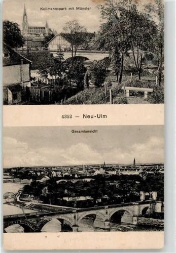 Neu-Ulm Kollmanspark Münster Brücke