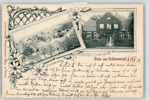 Hohenwestedt 1901 Vorderstrasse