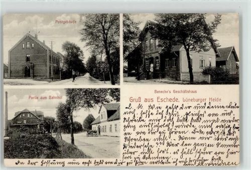 Eschede Post Partie am Bahnhof Gasthaus Benecke