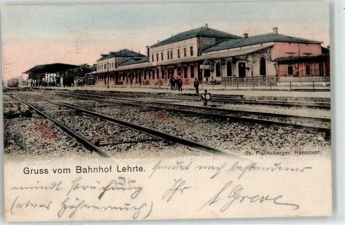 Lehrte 1908 Bahnhof