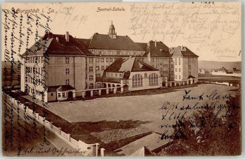 09217 O9112 Burgstädt 1914 - Schule