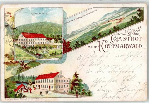 Walddorf 1902 Kottmarberg Gasthaus zum Kottmarwald