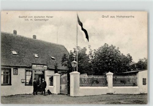 Hohenwarthe 1898 Gasthaus zum deutschen Kaiser