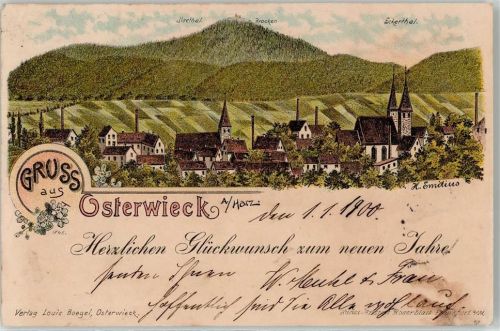 Osterwieck 1900 sign. H.Emilius