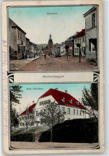 Marktschorgast Marktplatz Katholisches Schulhaus