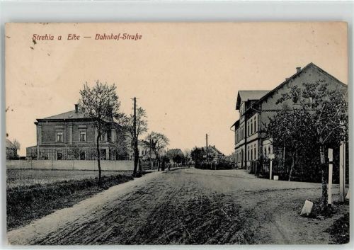 01616 O8405 Strehla 1912 - Bahnhofstraße