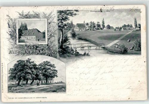 Hermannsburg 1906 Pfarrhaus Missionshaus