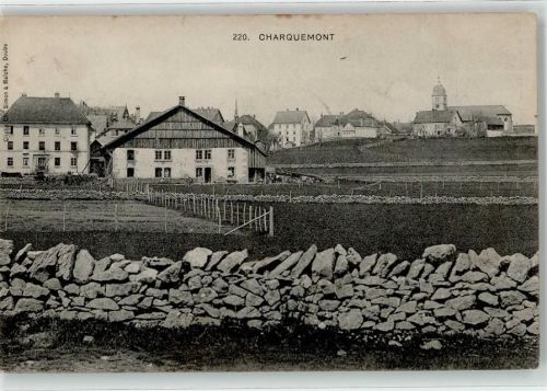 Charquemont 1910 Kirche