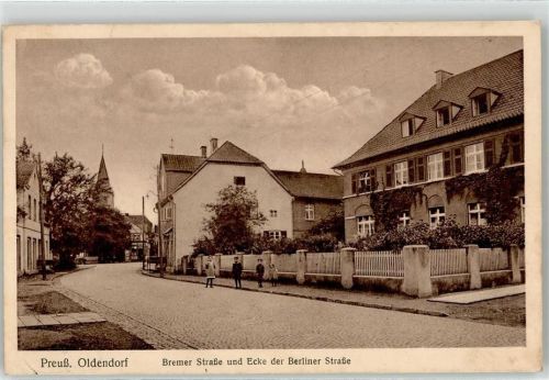 Preußisch Oldendorf Bremer Straße Ecke Berliner Straße
