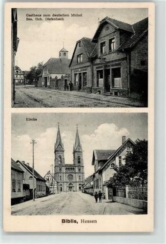 Biblis Gasthaus zum deutschen Michel Kirche