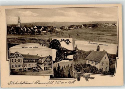 Simmersfeld Gasthaus zum Anker Dependance Höhenluftkurort Auerhahn