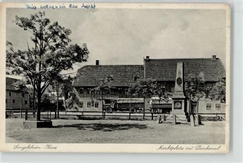 Langelsheim LKW Denkmal Marktplatz