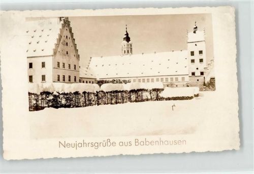 87727 W8943 Babenhausen , Schwab - Winter Fuggerschloss