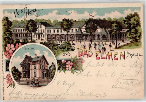 Bad Salzelmen 1902 Elmen Voigt s Hotel Villa Ida