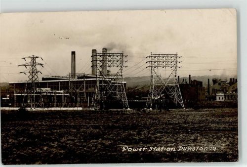 Newcastle 1935 Kraftwerk Fabrik Ort lt. Stempel