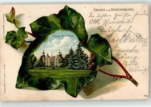 22926 W2070 Ahrensburg 1904 - Schloss