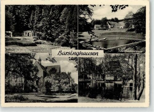 30890 W3013 Barsinghausen - Schwimmbad Fußballverbandsheim Ziegenteich Klosterkirche Deister-Freilichtbühne