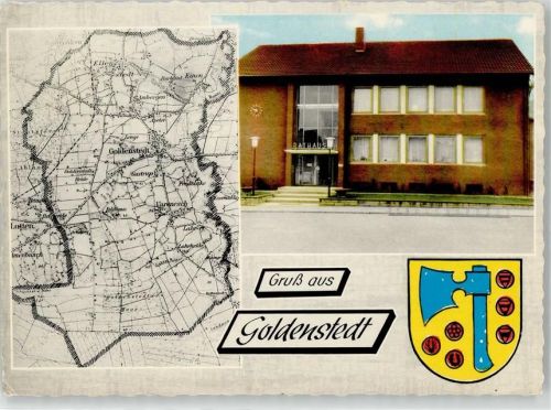 49424 W2849 Goldenstedt , Kr Vechta - Rathaus Landkarte