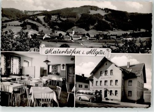 Maierhöfen Omnibus Gasthaus Zur Post Pension Kirche