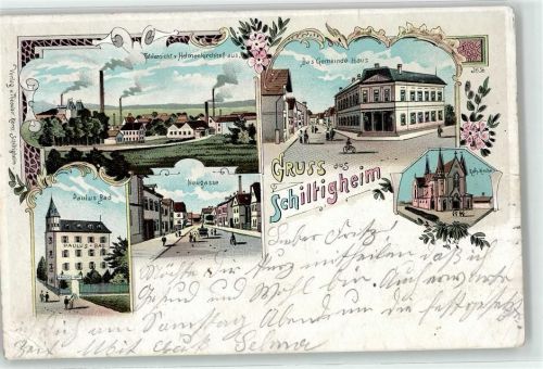 67300 Schiltigheim 1902 - Kath. Kirche Rathaus